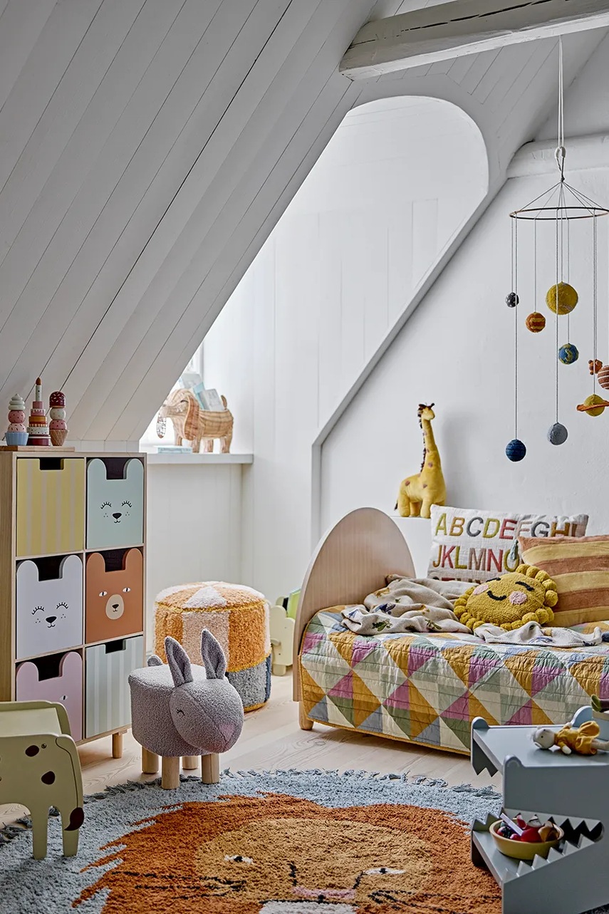 Πουφ Bloomingville 35 x 40 cm φωτογραφία