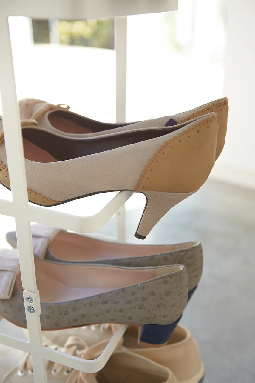 Ράφι παπουτσιών Yamazaki Tower χρώμα: άσπρο φωτογραφία