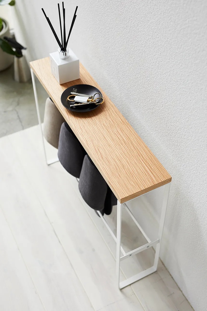 Ράφι για παντόφλες Yamazaki Tower χρώμα: άσπρο φωτογραφία