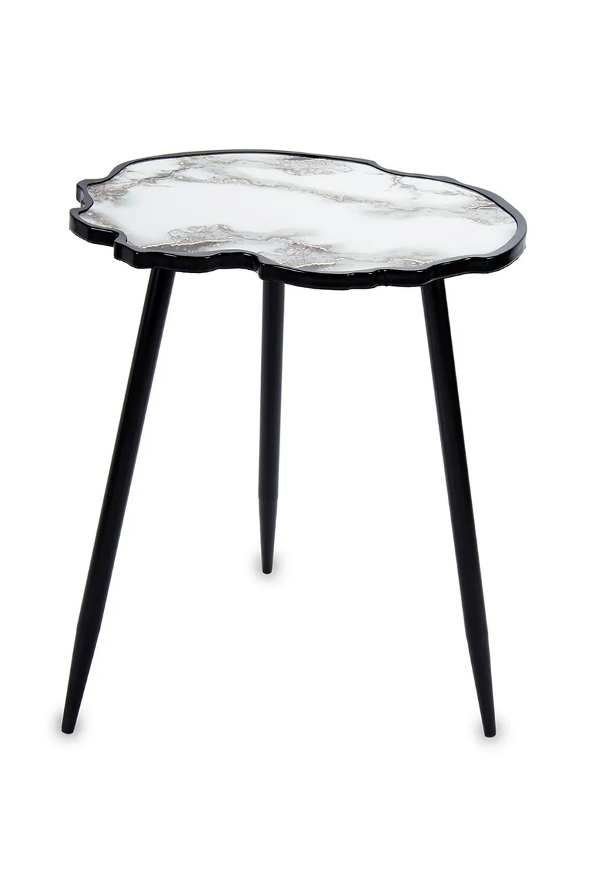 home & lifestyle masă pliantă cu tavă culoarea negru, 0