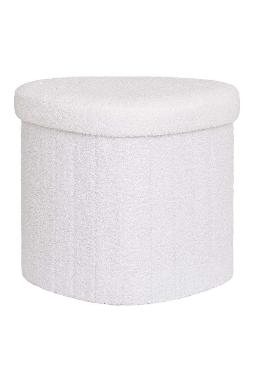 House Nordic puf cu compartiment de depozitare Medford culoarea alb