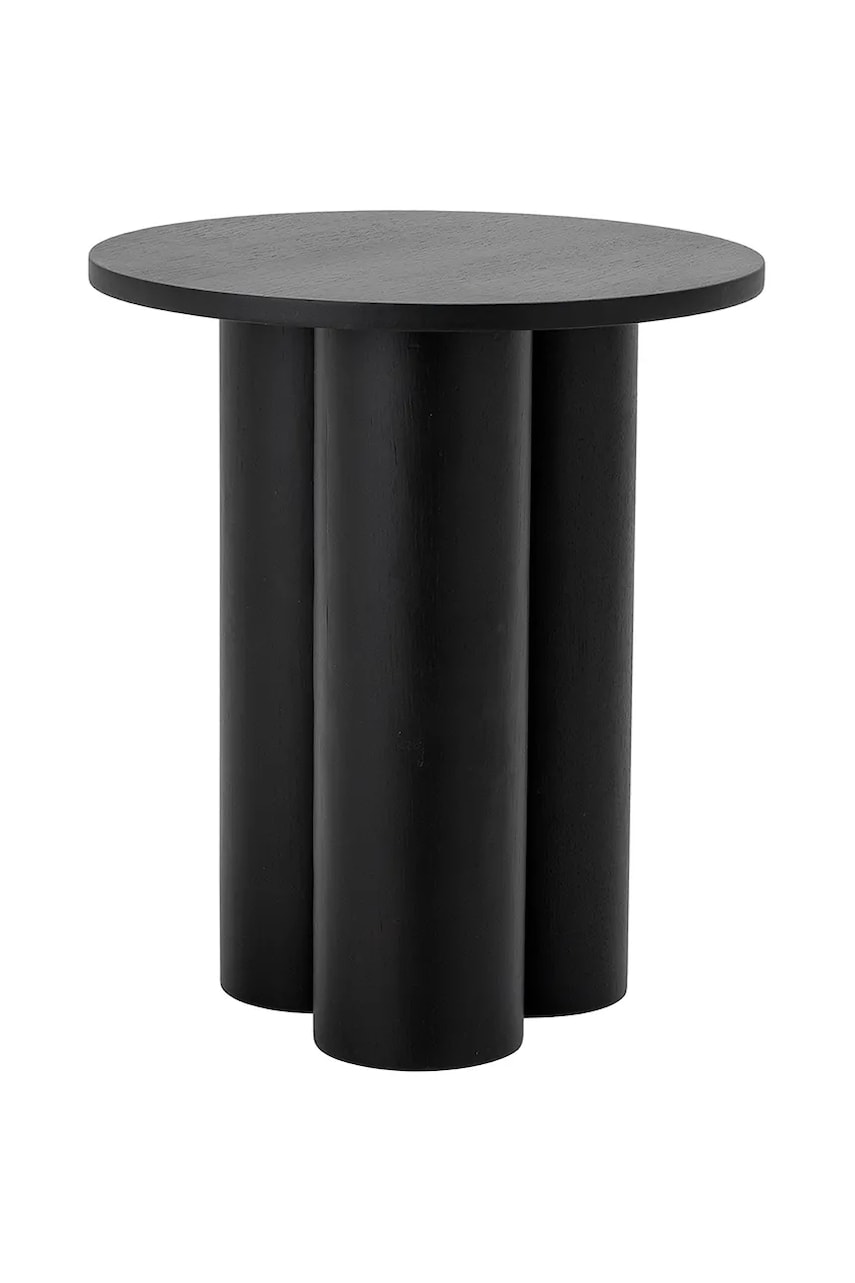 Bloomingville masă pliantă cu tavă Aido culoarea negru
