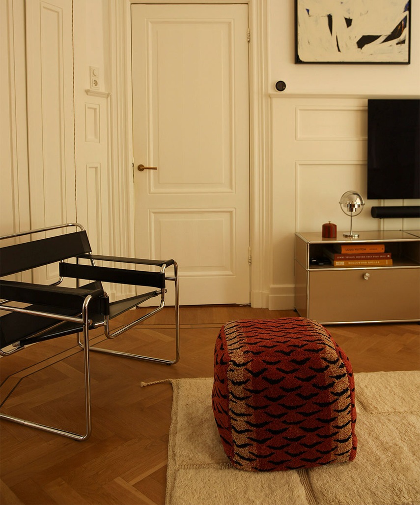 Πουφ Doing Goods Tula Pouf S χρώμα: πολύχρωμο φωτογραφία