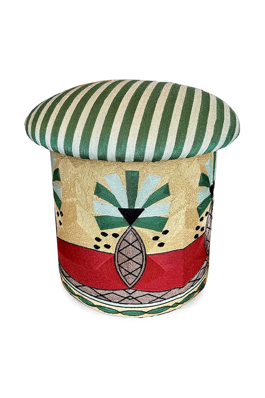 Doing Goods scaun de puf Paloma Palm Embroidere Doing Goods scaun de puf Paloma Palm Embroidere