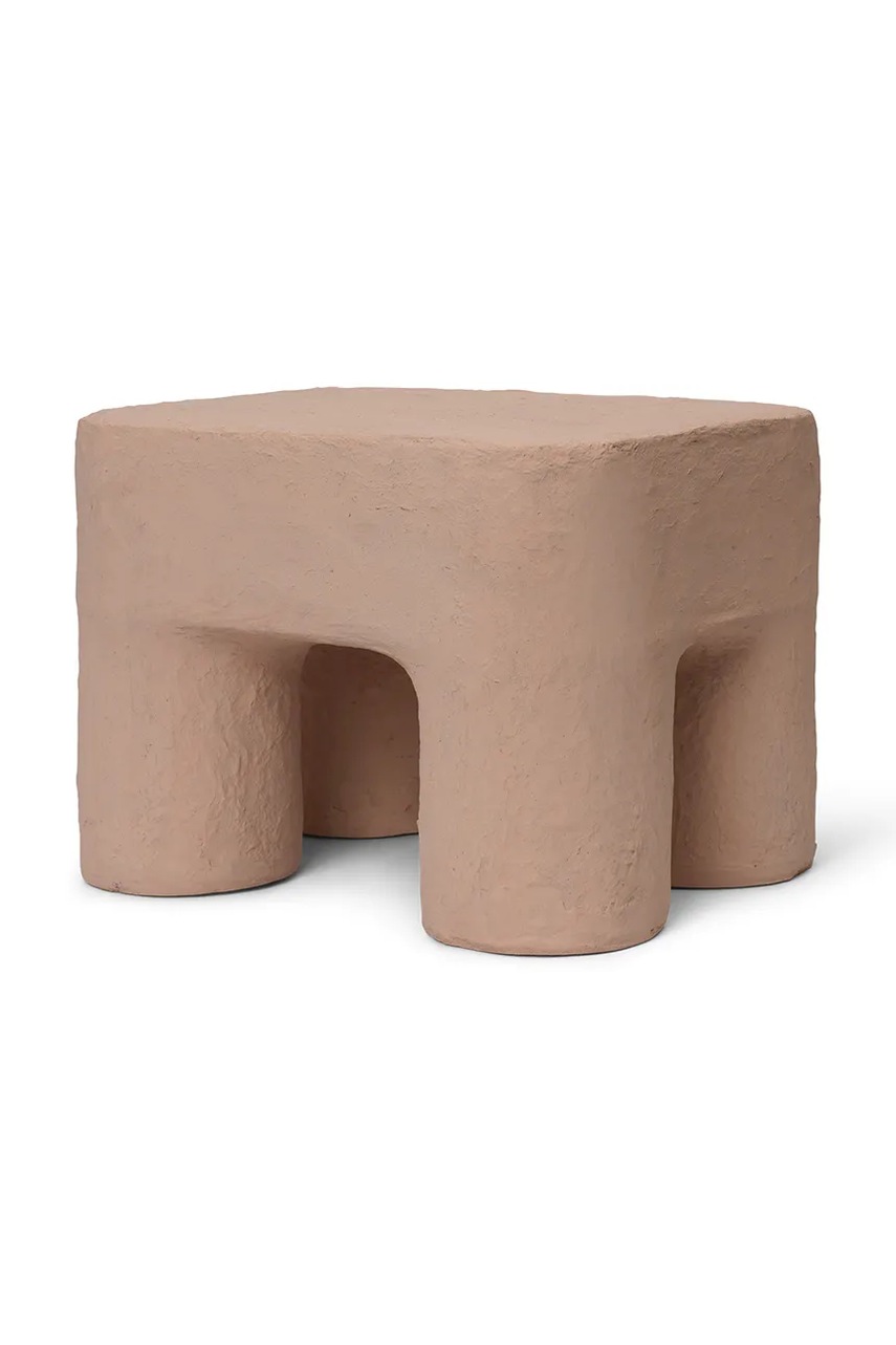 ferm LIVING scaun Podo Stool culoarea roz