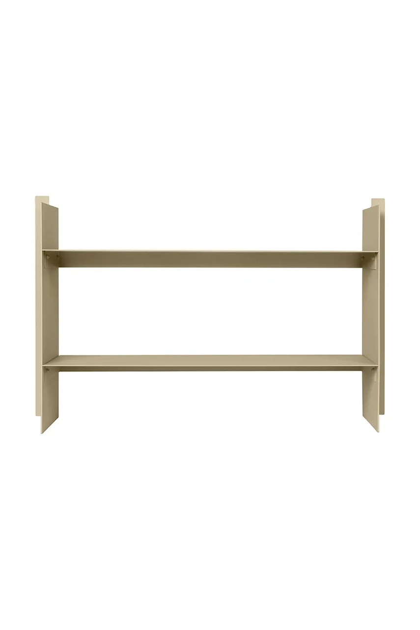 Polička ferm LIVING Low Rack béžová barva