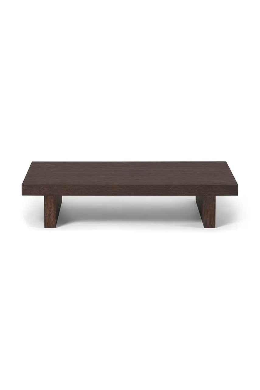 ferm LIVING masă pliantă cu tavă Kona culoarea maro