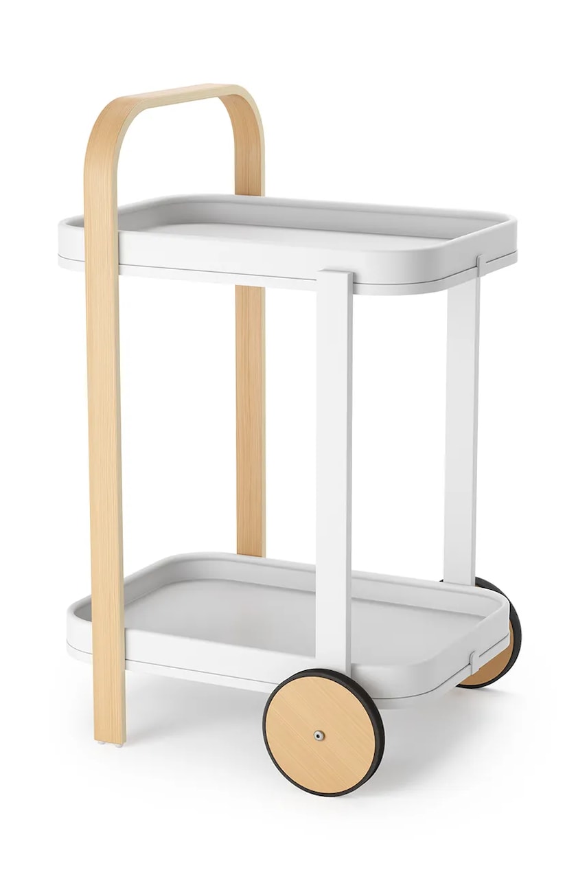 Umbra mobilă cu roți Bellwood culoarea alb