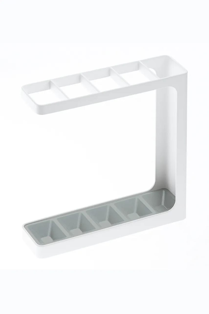 Yamazaki suport de umbrelă Tower culoarea alb