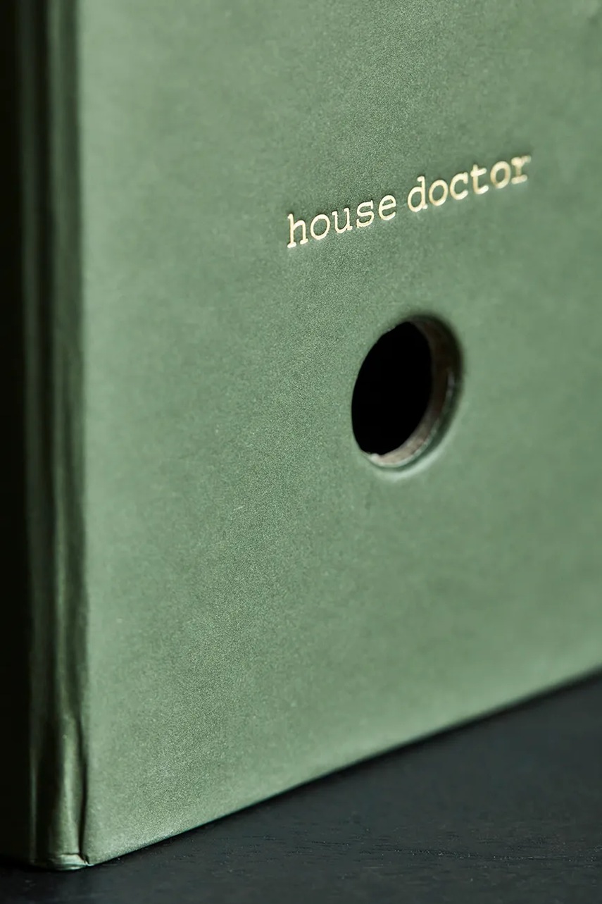 House Doctor dokumentum rendszerező HDHold 10,5 x 31 cm zöld termék 2. képe