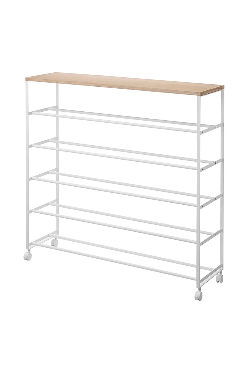 Yamazaki suport de pantofi Tower 90,5 cm culoarea alb