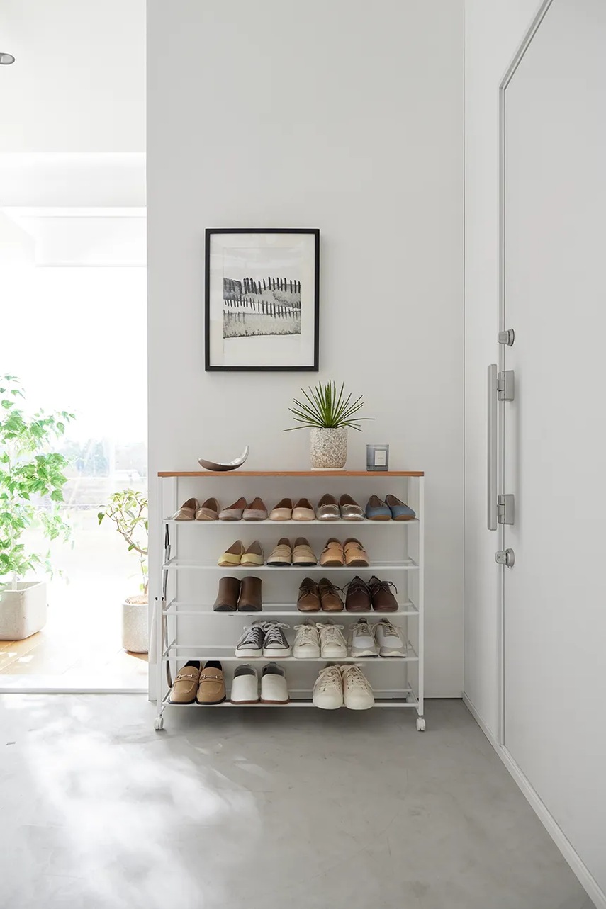 Ράφι παπουτσιών Yamazaki Tower 90,5 cm χρώμα: άσπρο φωτογραφία