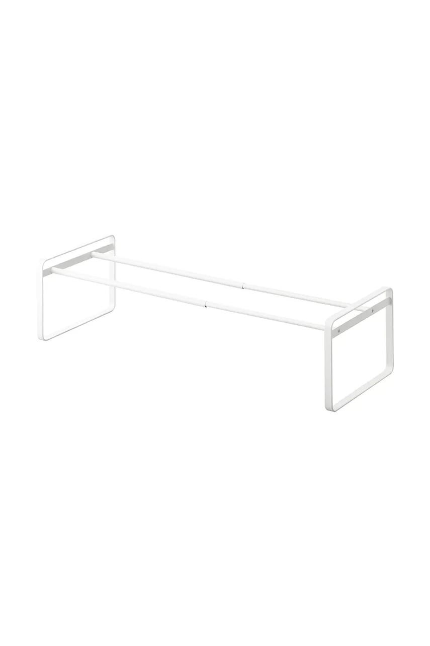 Levně Rozkládací botník Yamazaki Frame bílá barva