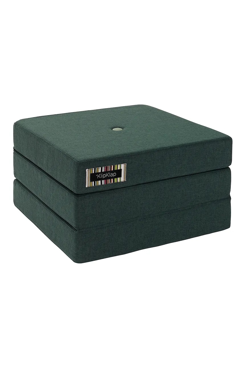 By KlipKlap saltea individuală multifuncțională 65 x 65 x 36 cm culoarea verde