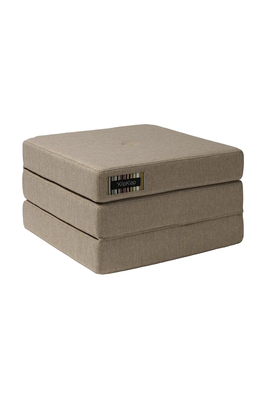 By KlipKlap saltea individuală multifuncțională 65 x 65 x 36 cm culoarea bej