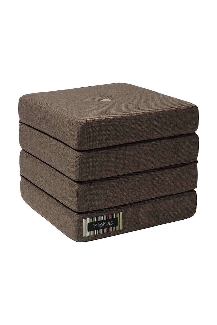 By KlipKlap saltea individuală multifuncțională 50 x 50 x 40 cm culoarea maro