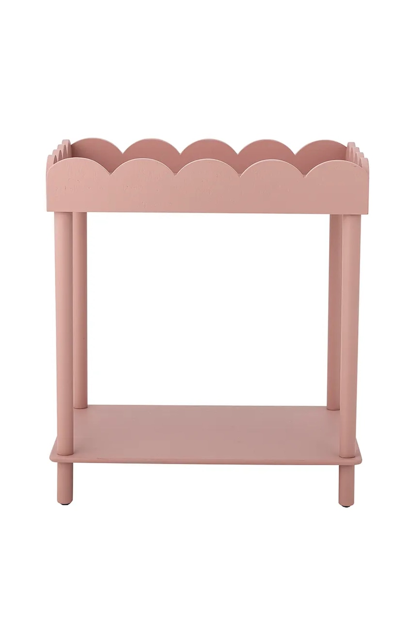 Bloomingville masă pliantă cu tavă Isola 60 x 68 x 40 cm culoarea roz