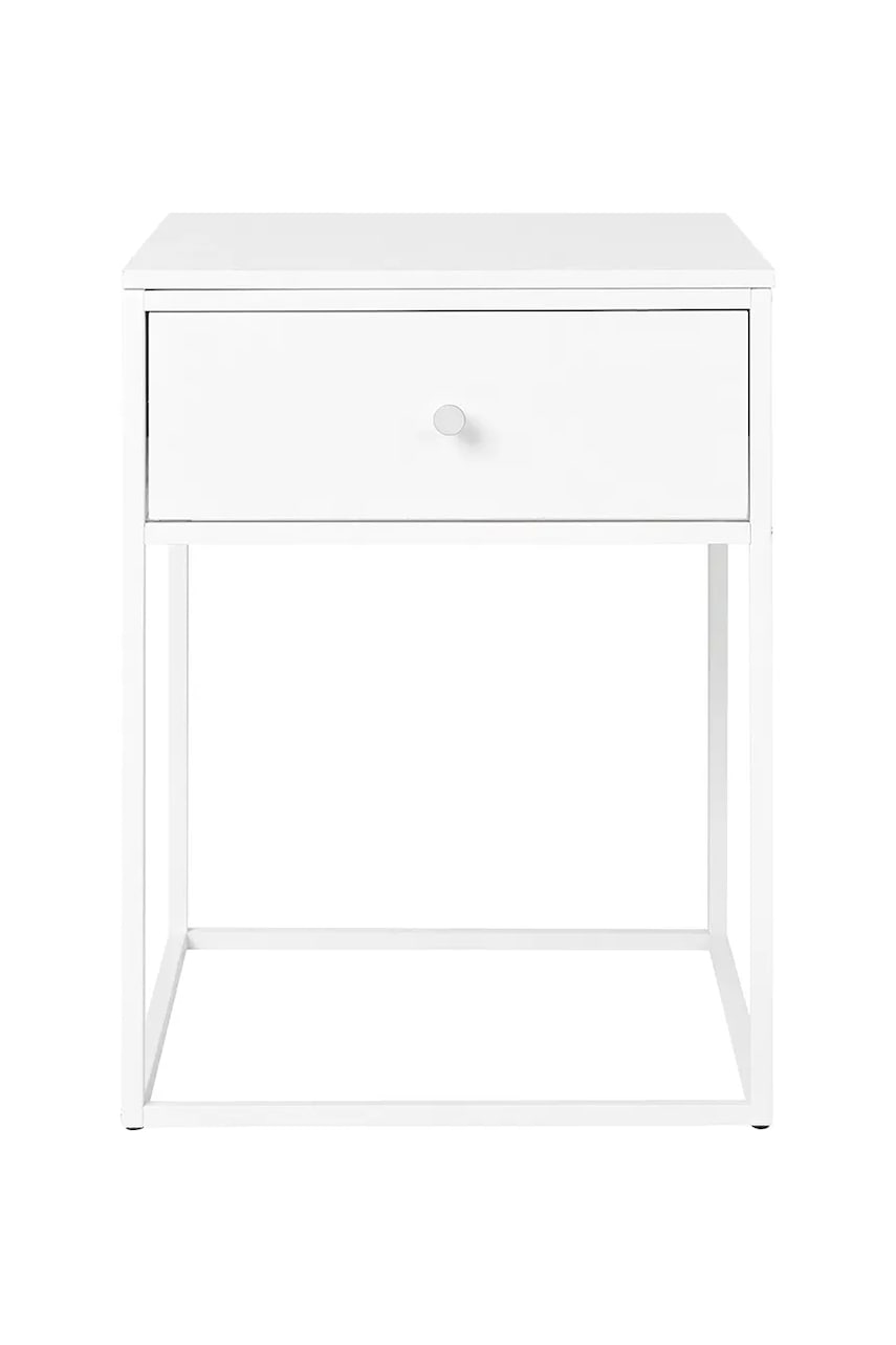 House Nordic masă pliantă cu tavă Vita 40 x 40 x 55 cm culoarea alb