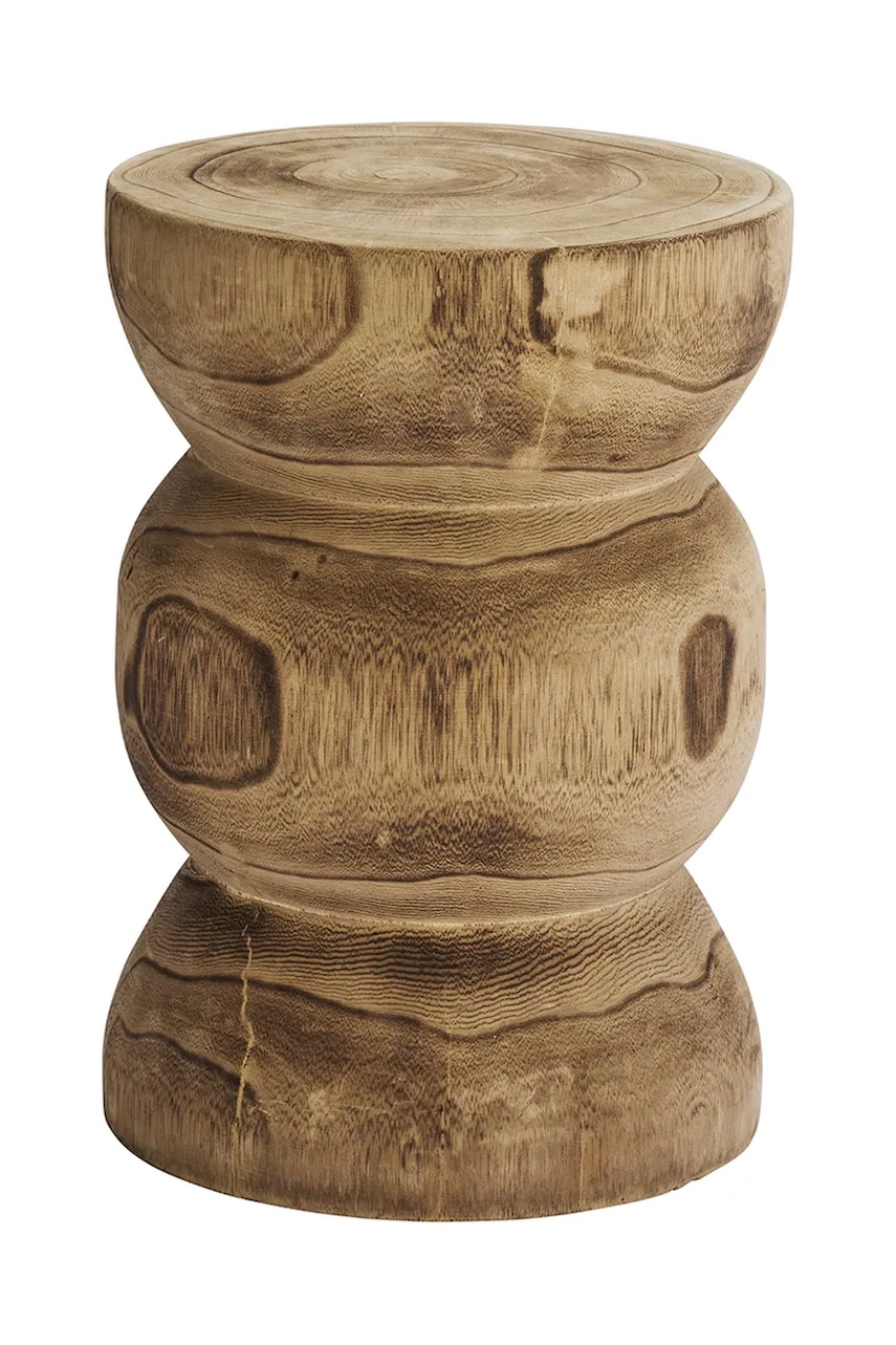 Madam Stoltz masă pliantă cu tavă 30 x 42 cm culoarea maro