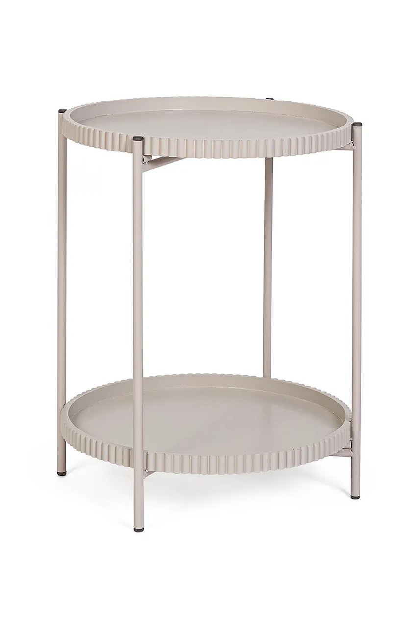 Bizzotto masă pliantă cu tavă Herdys 42 x 52 cm culoarea bej