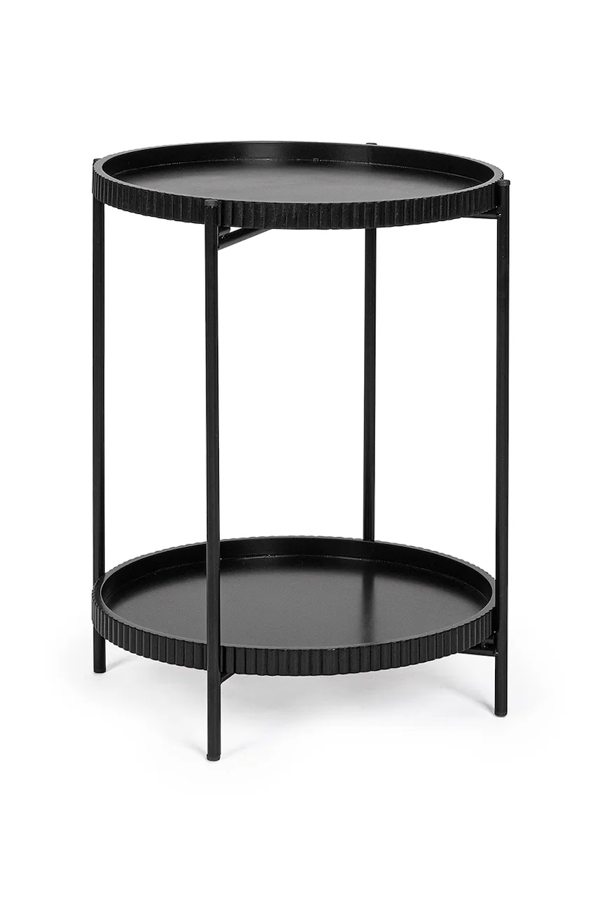 Bizzotto masă pliantă cu tavă Herdys 42 x 52 cm culoarea negru
