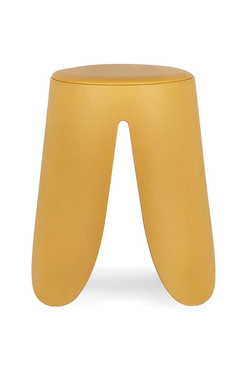 Σκαμπό Bizzotto Imogen 37 x 47 cm χρώμα: κίτρινο φωτογραφία