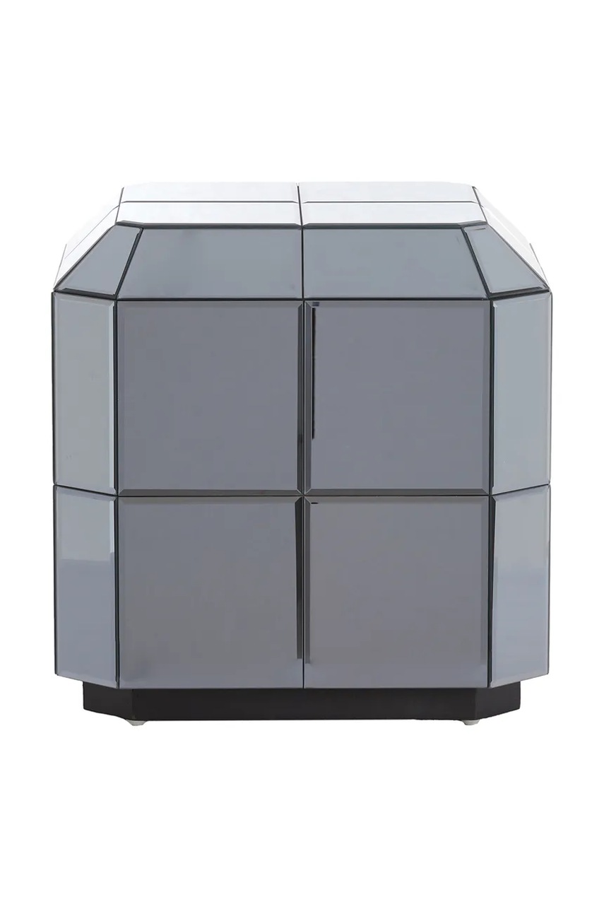 Light & Living masă pliantă cu tavă Luciano 40 x 40 x 40 cm culoarea gri