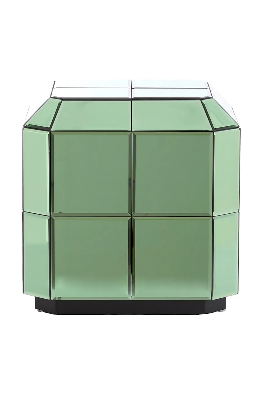 Light & Living masă pliantă cu tavă Luciano 40 x 40 x 40 cm culoarea verde