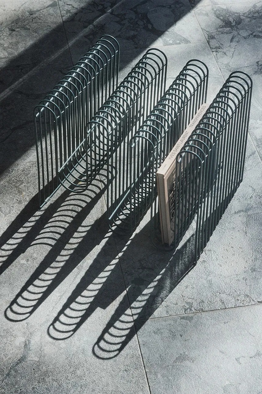 Ράφι για εφημερίδες AYTM 40,5 x 30,3 x 30,3 cm χρώμα: μπλε φωτογραφία