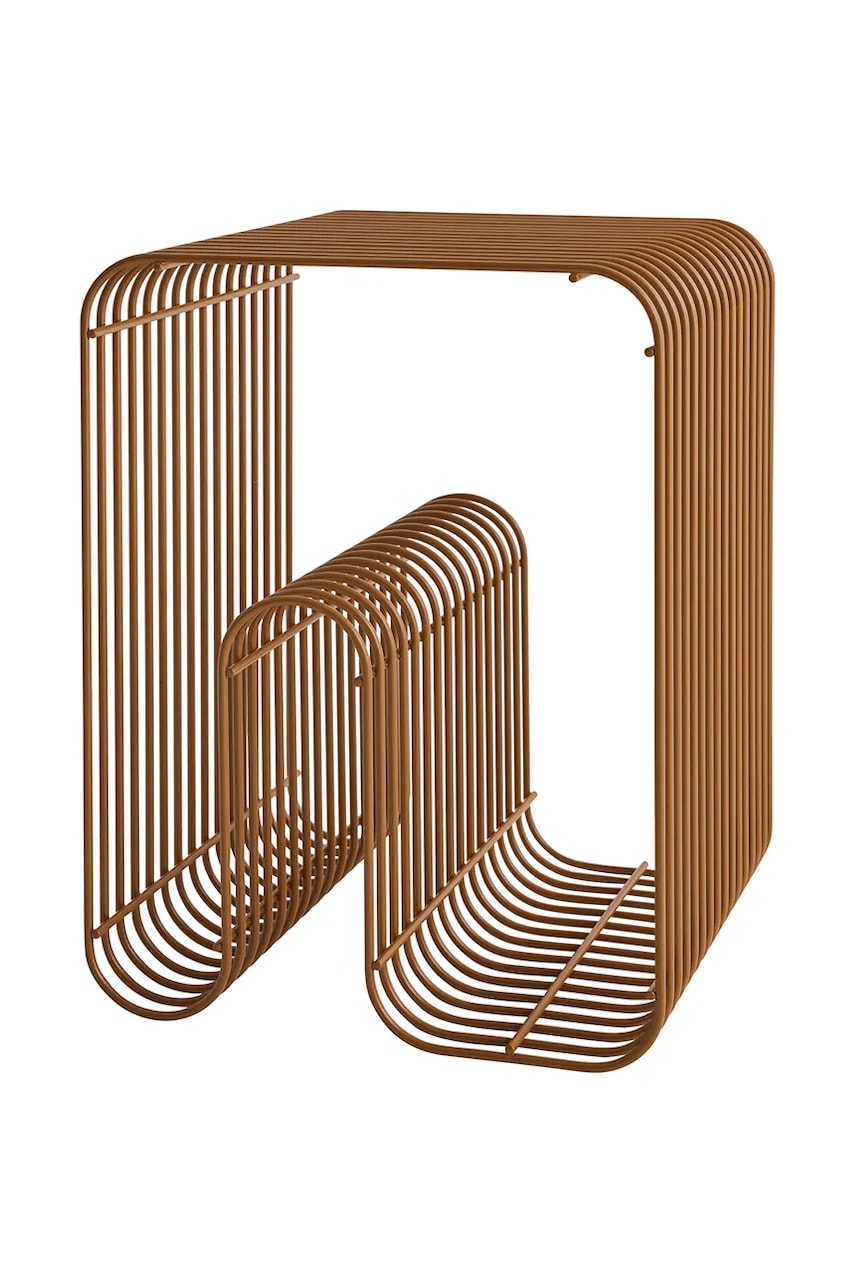 AYTM masă pliantă cu tavă 32,4 x 32,4 x 43 cm culoarea galben