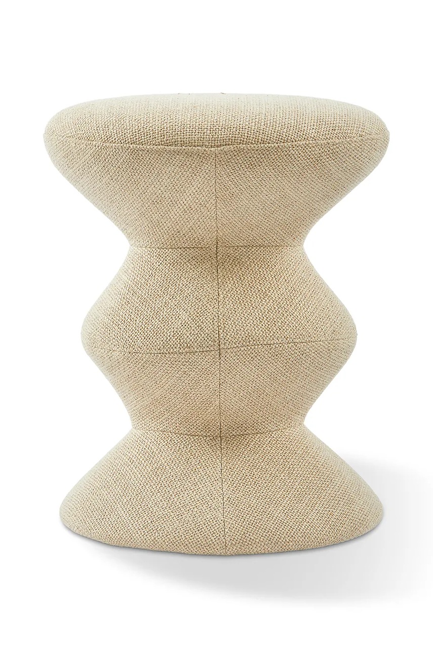 Σκαμπό Pols Potten zig zag 36 x 47 cm χρώμα: μπεζ φωτογραφία