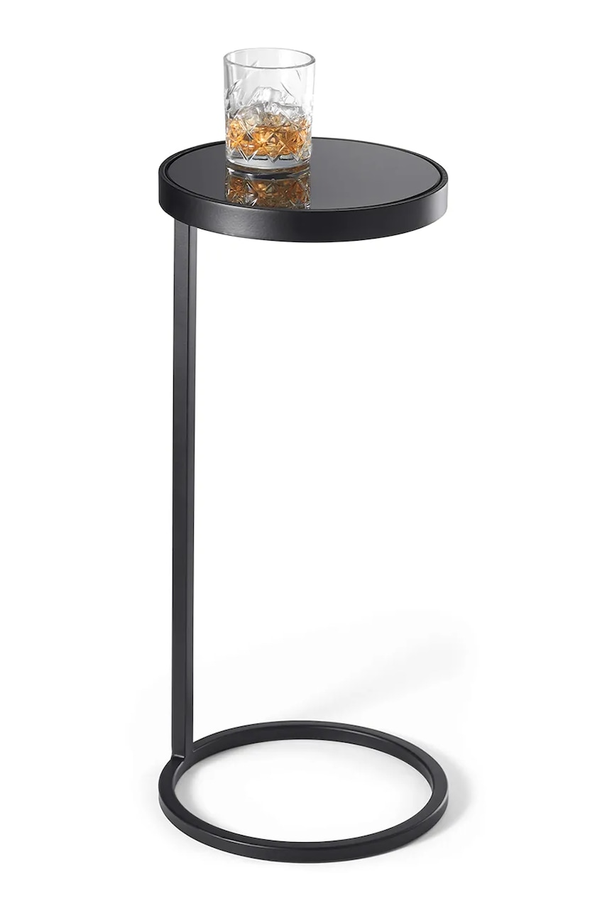 Philippi masă pliantă cu tavă Lupio 28 x 28 x 61 cm culoarea negru