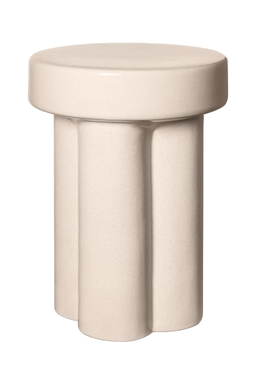 Blomus masă pliantă cu tavă Toru 33 x 44 cm culoarea alb