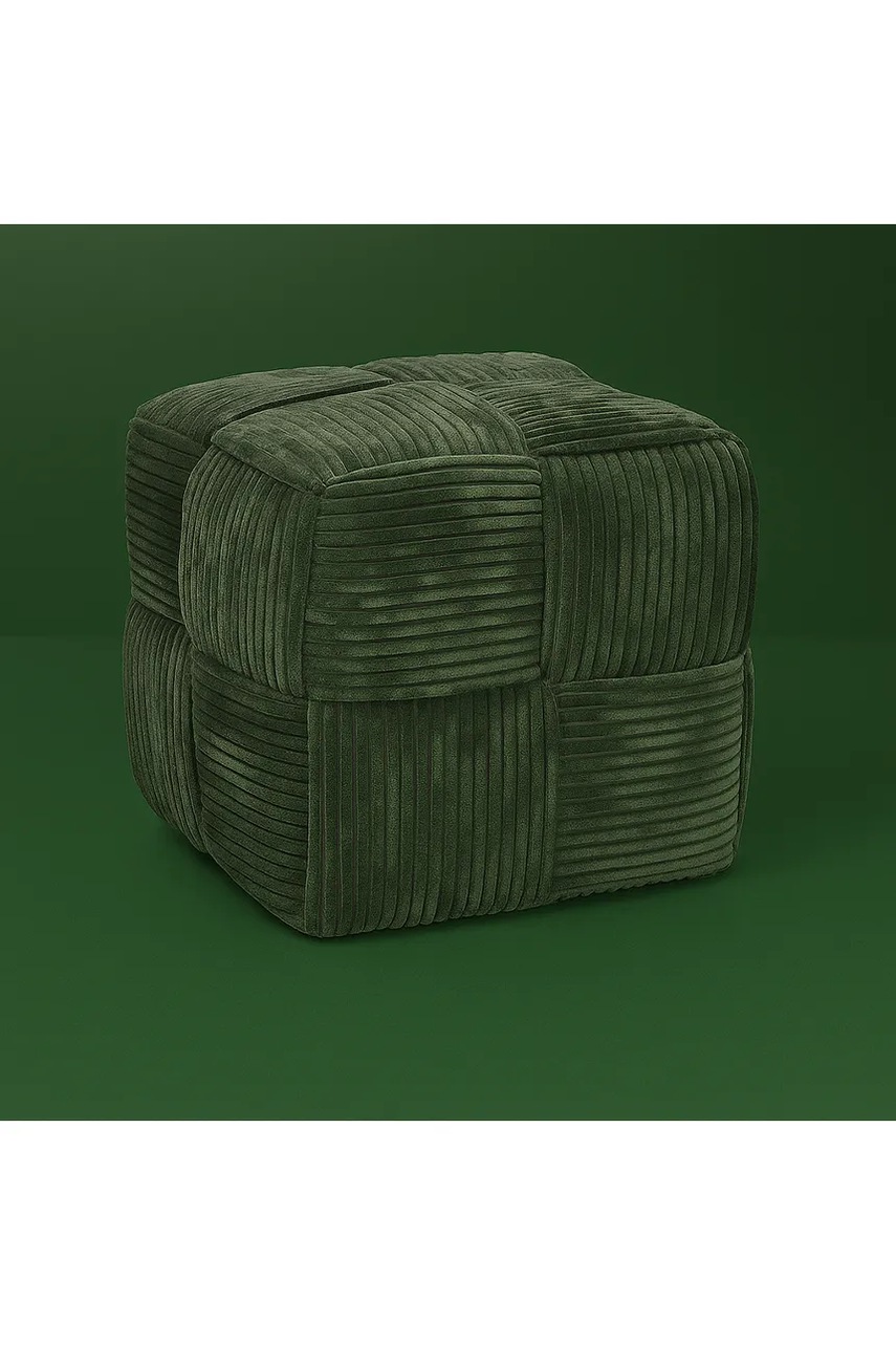 Πουφ Affek Design Wiki 42,5 x 42,5 x 43 cm χρώμα: πράσινο φωτογραφία