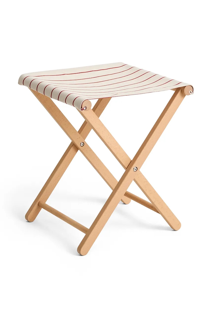 HAY σκαμπό από ξύλο οξιάς 46 x 40 x 37 cm AE971.E863 κόκκινο ONE SIZE