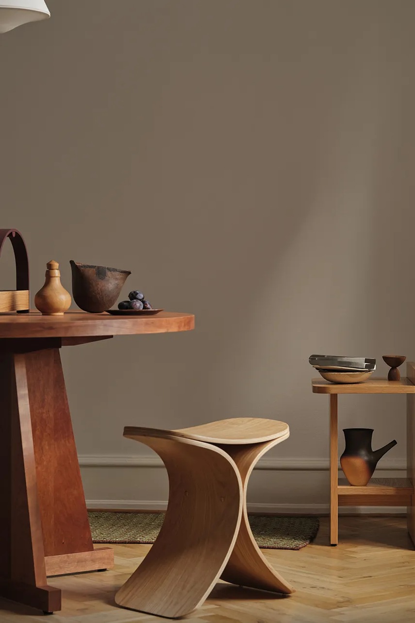 Gejst σκαμπό από ξύλο βελανιδιάς 45 x 48 x 28 cm φωτογραφία