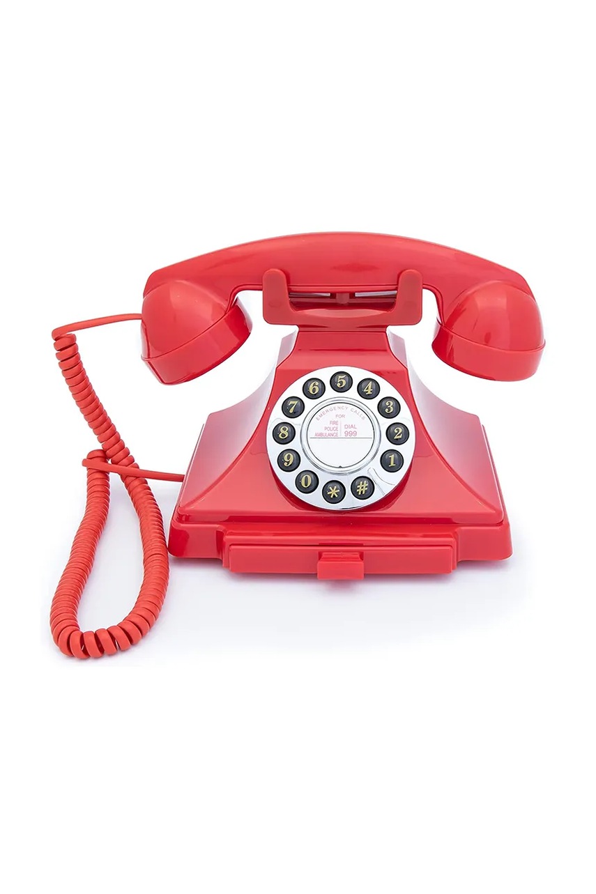 Pevná linka GPO Carrington červená barva