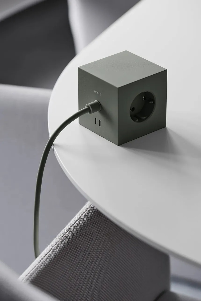 Magnetická dobíjecí kostka Avolt Square 1, 3 m Oak Green