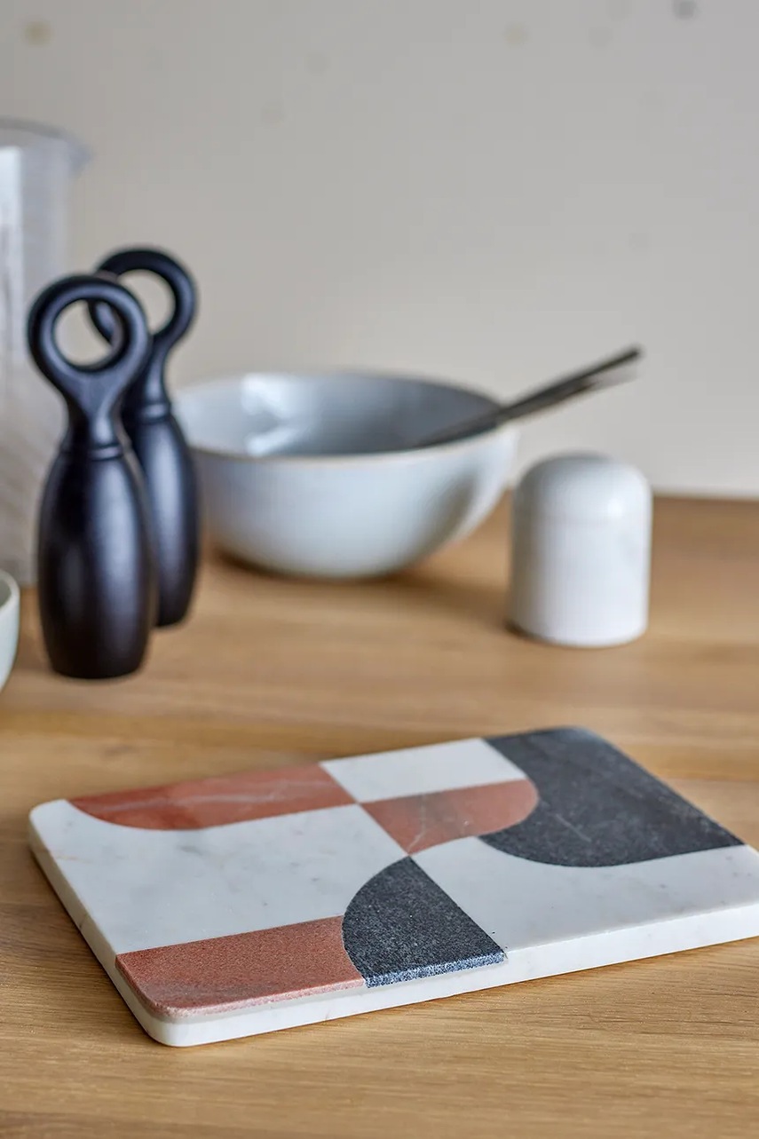 Επιφάνεια κοπής Bloomingville 28 x 1,5 x 20 cm χρώμα: πολύχρωμο φωτογραφία