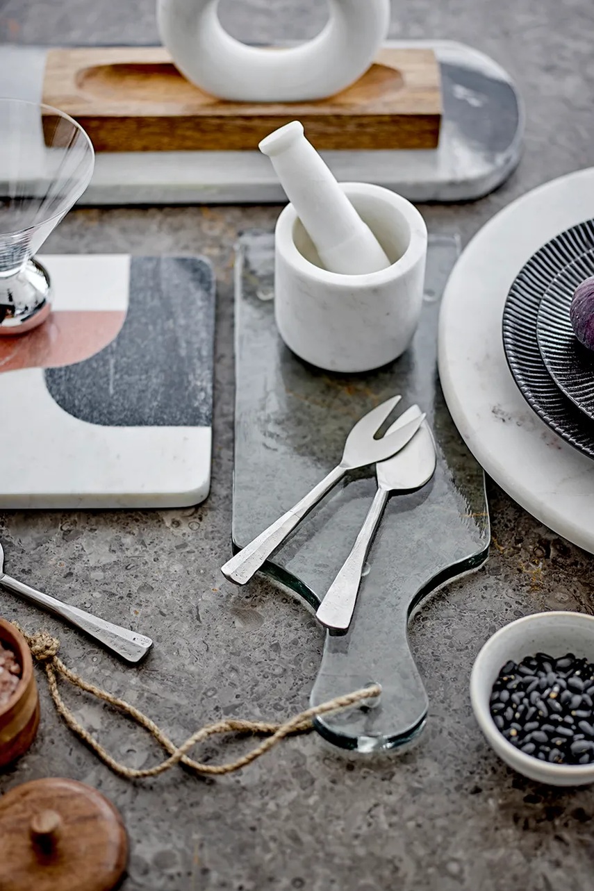 Επιφάνεια κοπής Bloomingville 45 x 2 x 15 cm χρώμα: πολύχρωμο φωτογραφία