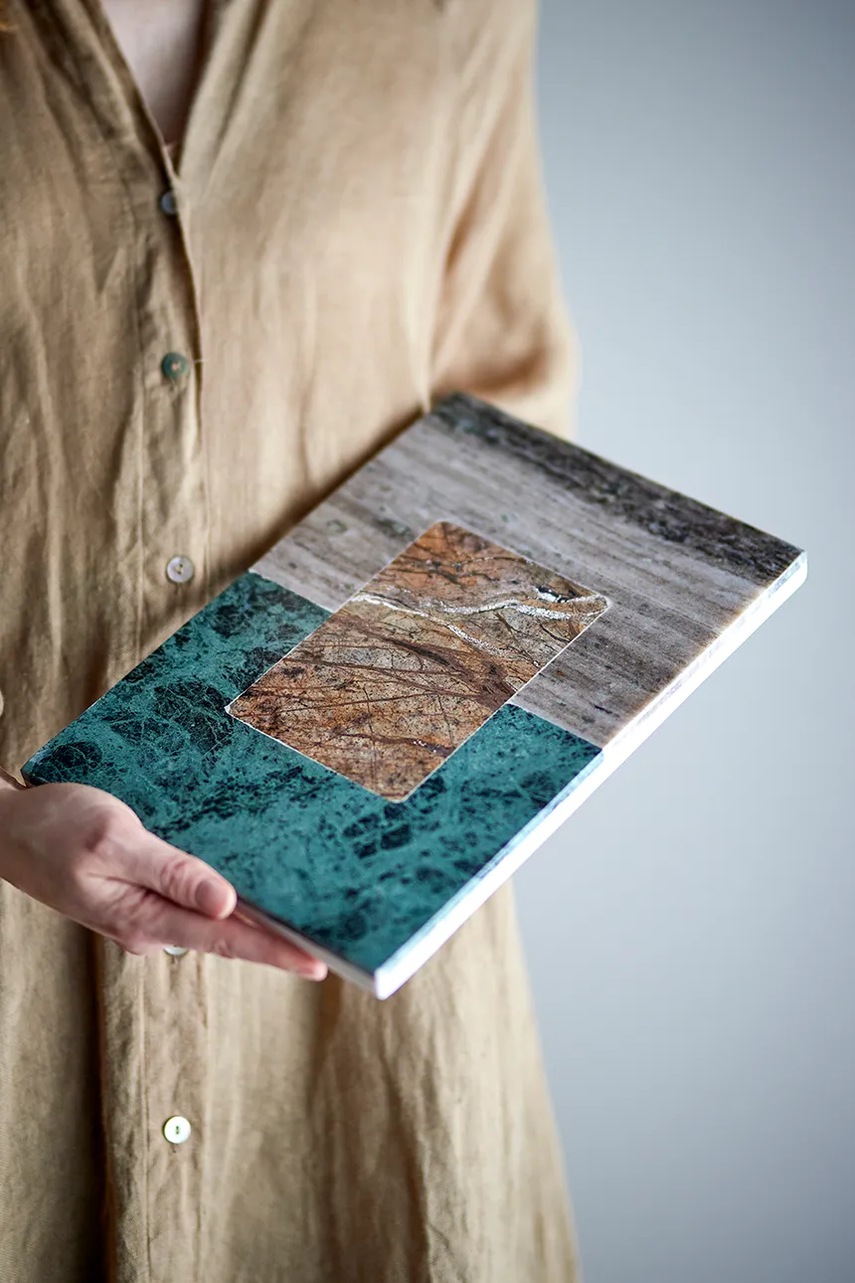 Bloomingville μαρμάρινη σανίδα κοπής 30,5 x 2 x 20 cm εκ. φωτογραφία