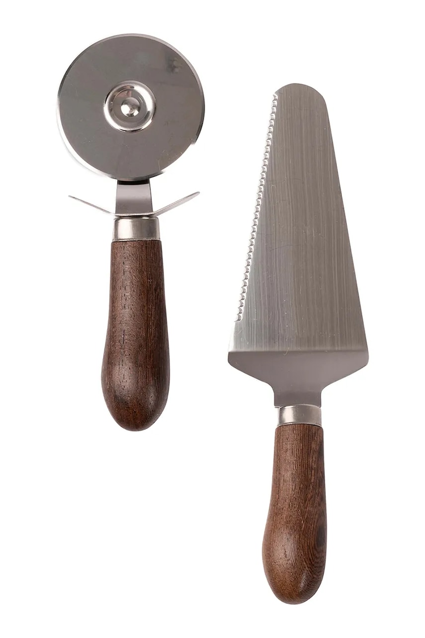 Sagaform Σετ μαχαιριών για πίτσα 5018353 καφέ ONE SIZE