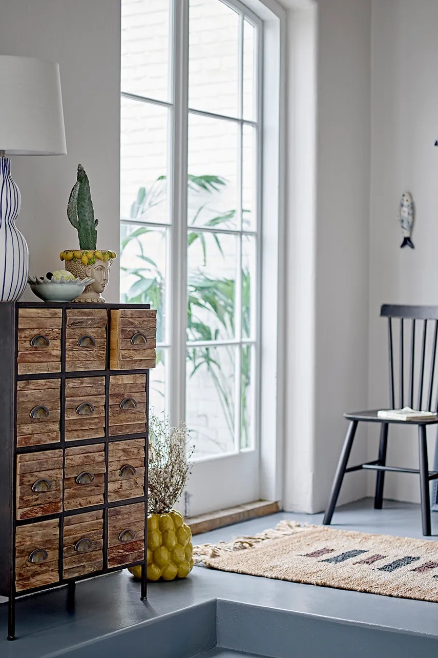 Διακόσμηση τοίχου Bloomingville 26 x 9 x 3,5 cm 2-pack χρώμα: πολύχρωμο φωτογραφία