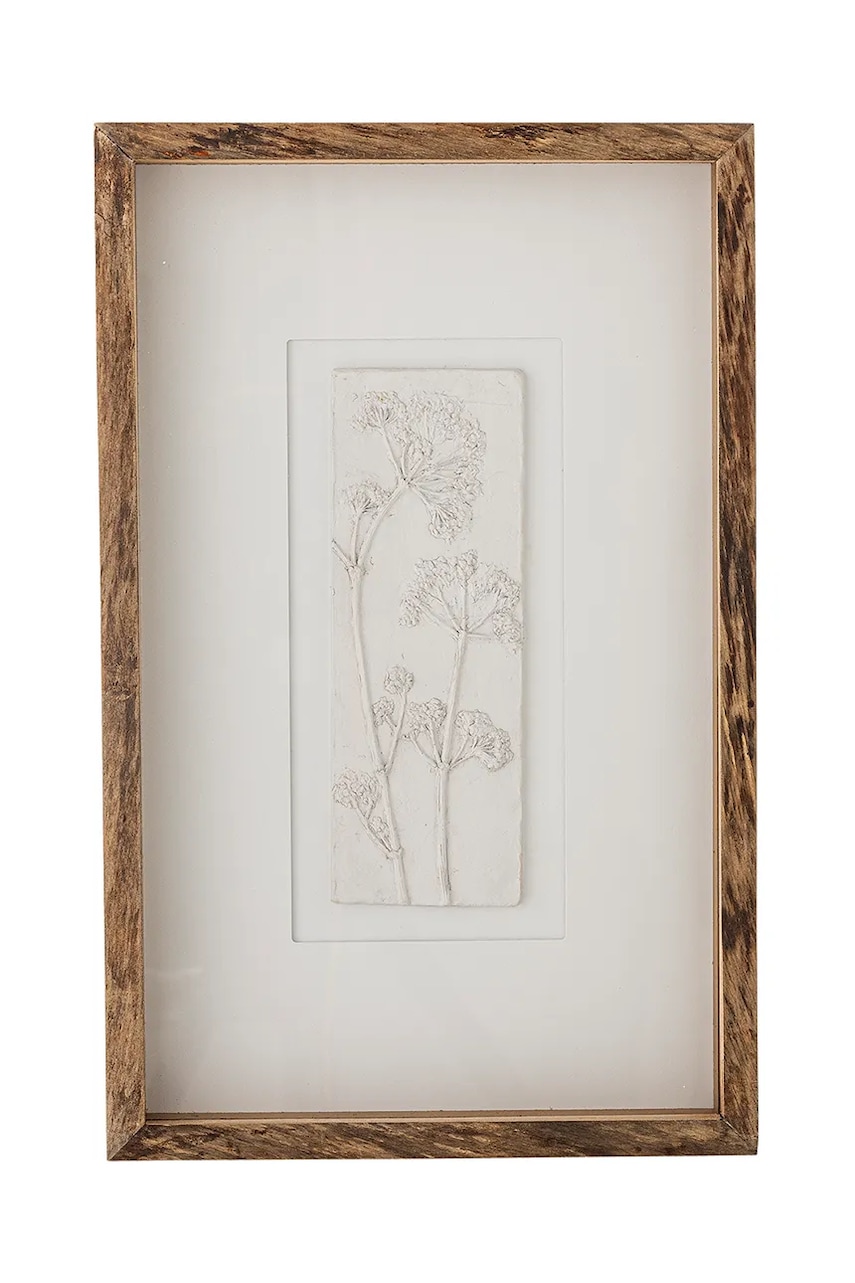 Bloomingville decorațiune de perete 30,5 x 48,5 x 5 cm culoarea bej