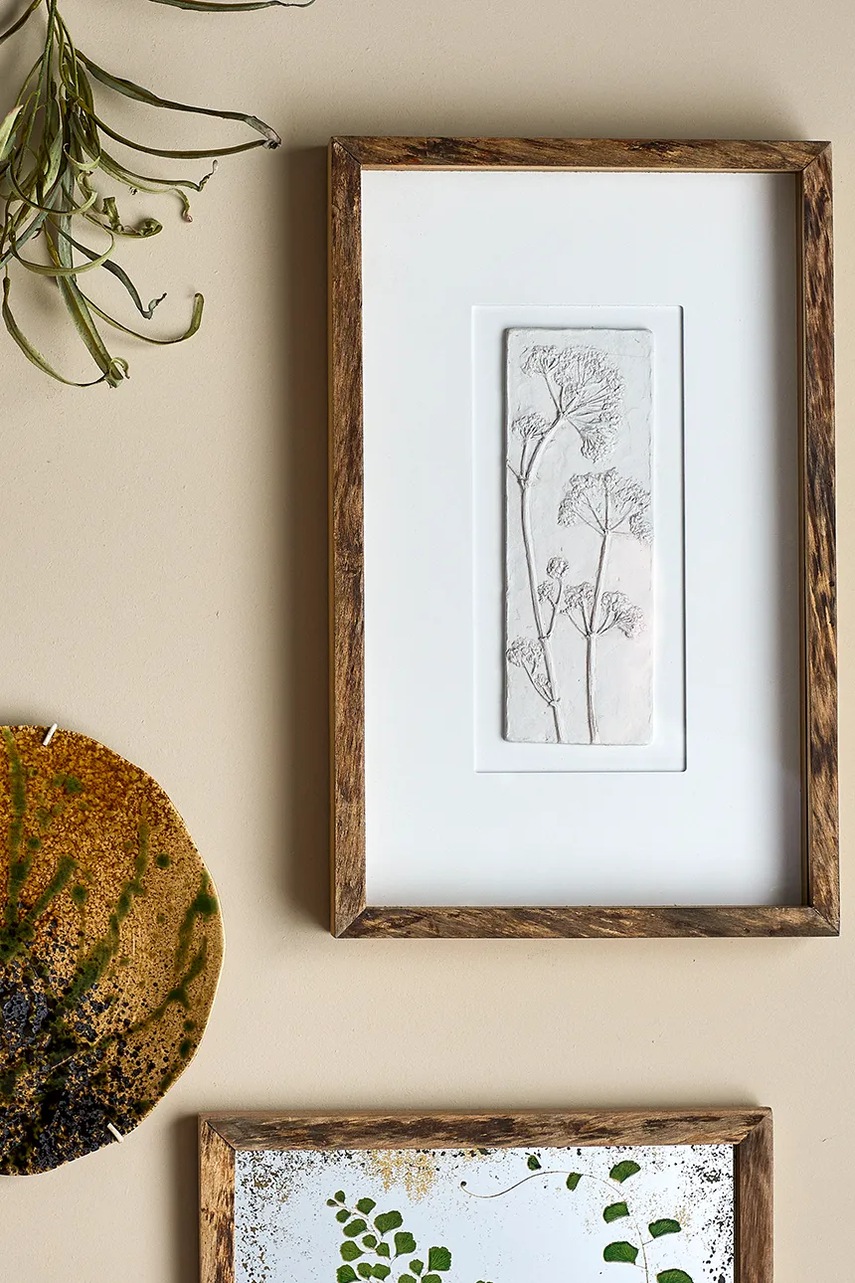 Διακόσμηση τοίχου Bloomingville 30,5 x 48,5 x 5 cm χρώμα: μπεζ φωτογραφία