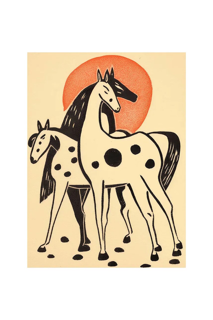 HARTMAN poster cu artă A.I. pe sticlă acrilică Modern Serenity 08, 30 x 40 cm