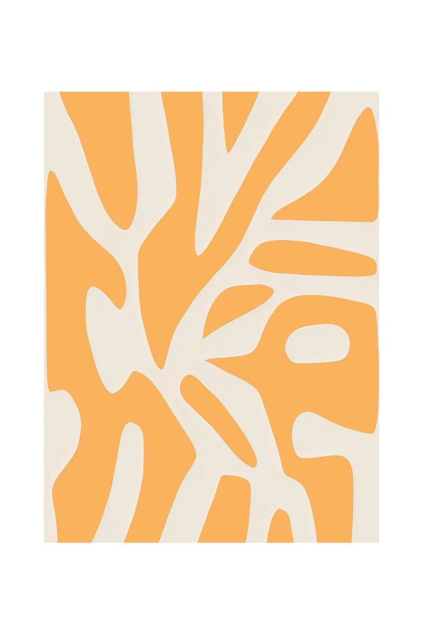 HARTMAN poster cu artă A.I. pe sticlă acrilică Geometric Abstract 07, 30 x 40 cm