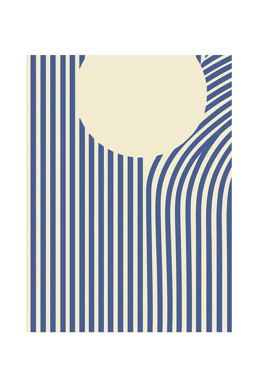 HARTMAN poster cu artă A.I. pe sticlă acrilică Geometric Abstract 04, 30 x 40 cm