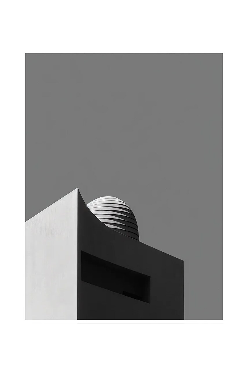 HARTMAN poster cu artă A.I. pe sticlă acrilică Calm Brut 04, 30 x 40 cm