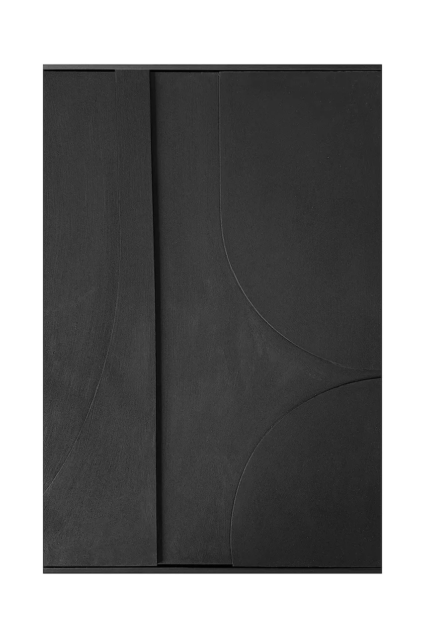 home & lifestyle decorațiune de perete cu ramă 3D culoarea negru home & lifestyle decorațiune de perete cu ramă 3D culoarea negru